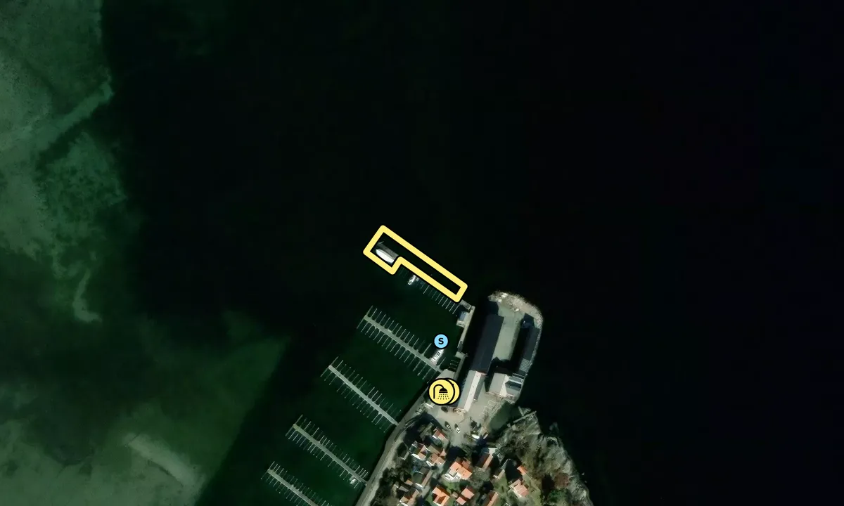 Satelite image of Höviksnäs båtforening