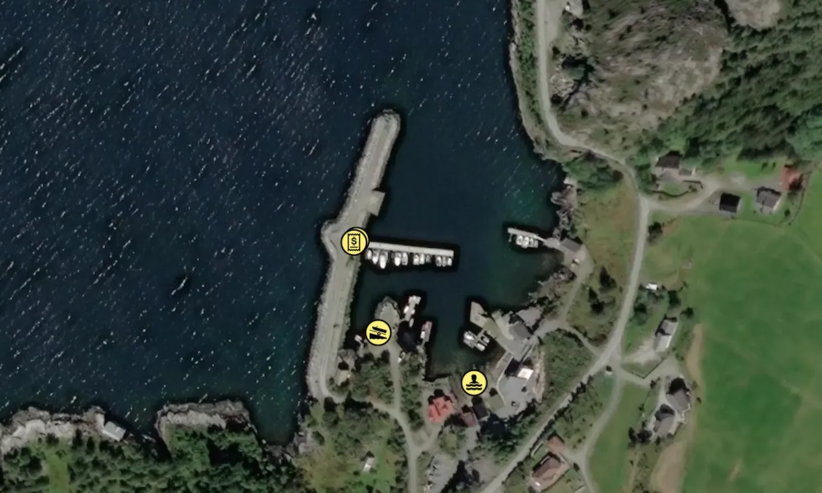 Satelite image of Høyvika