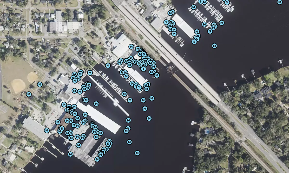 Satelite image of Huckins Yacht Corporation