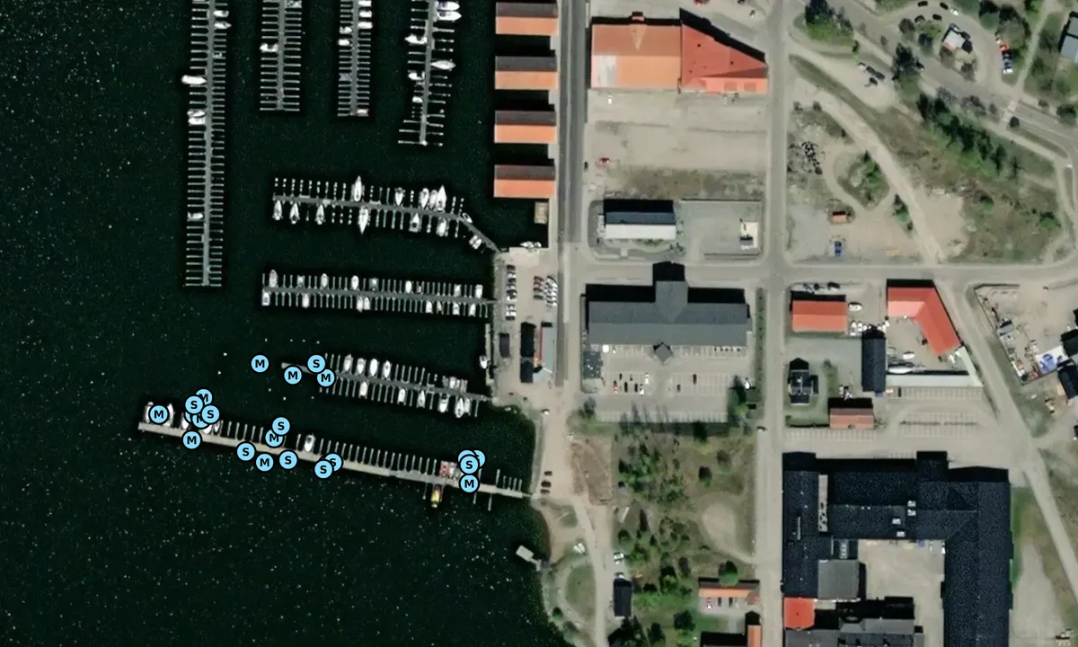 Satelite image of Hudiksvall