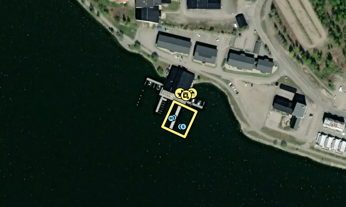 Satelite image of Hudviksval Spiren