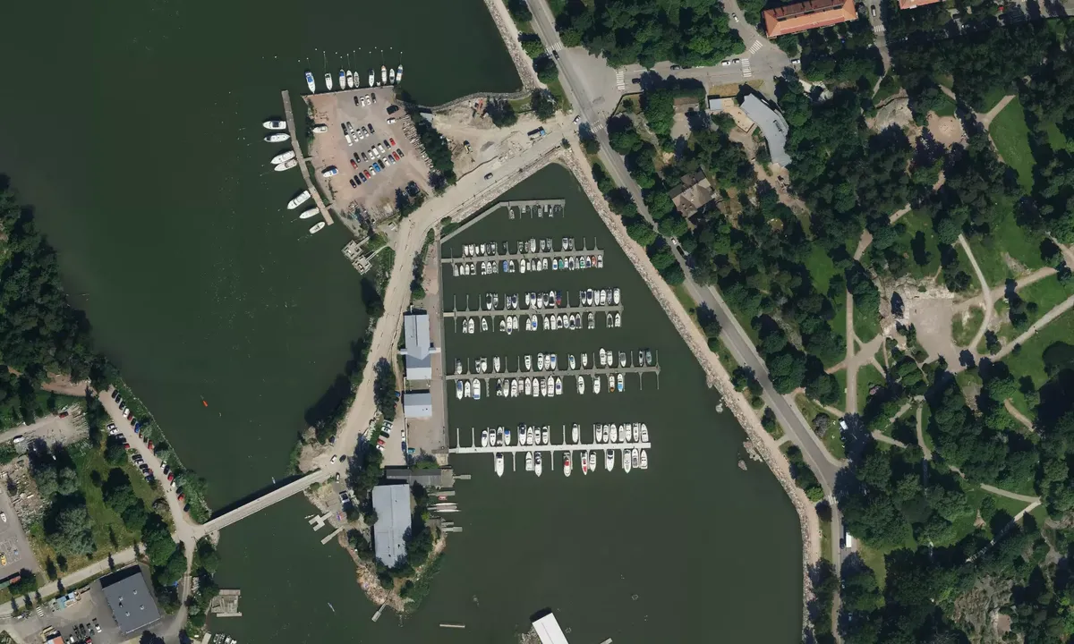 Satelite image of Humallahden venekerho