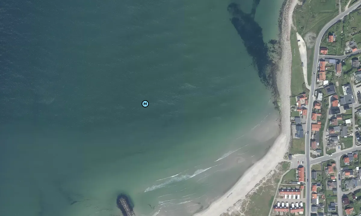 Satelite image of Hundested Strand