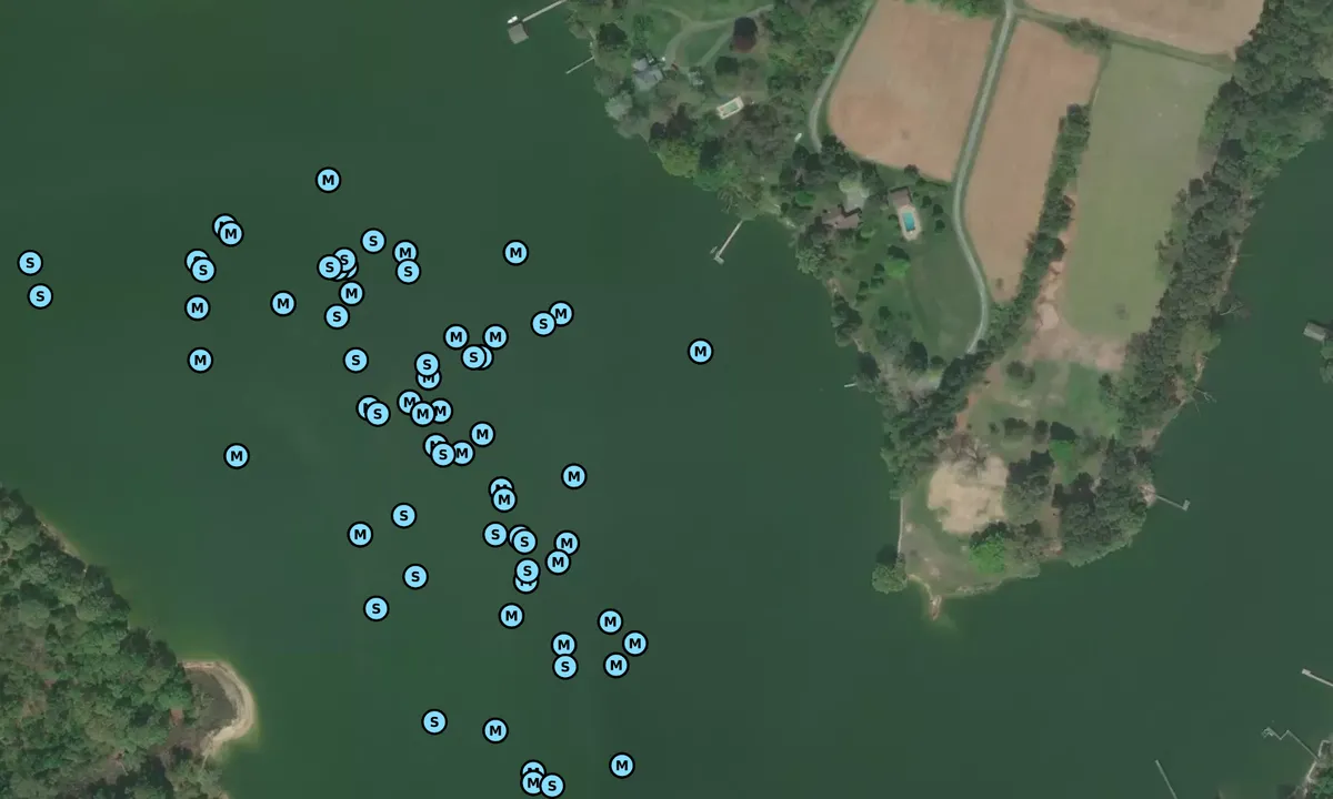 Satelite image of Hunting Creek