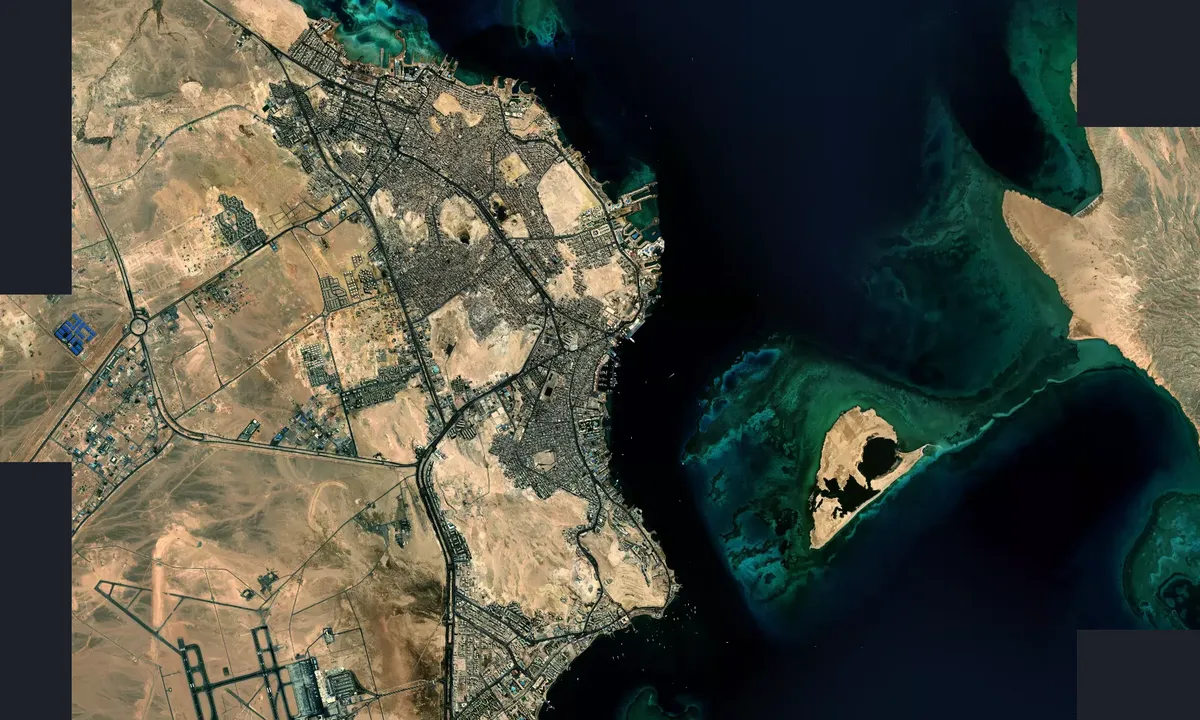 Flyfoto av Hurghada Marina - Red Sea Governorate
