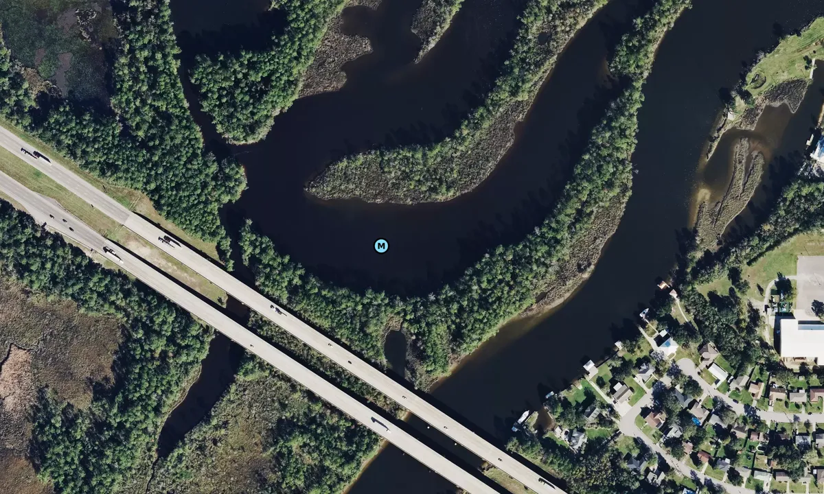 Satelite image of Hurricane Cove