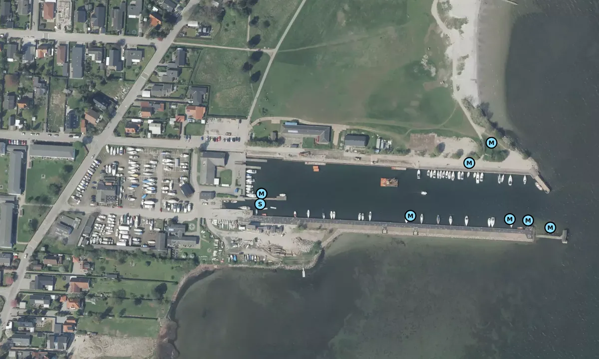 Satelite image of Hvidovre Lystbådehavn