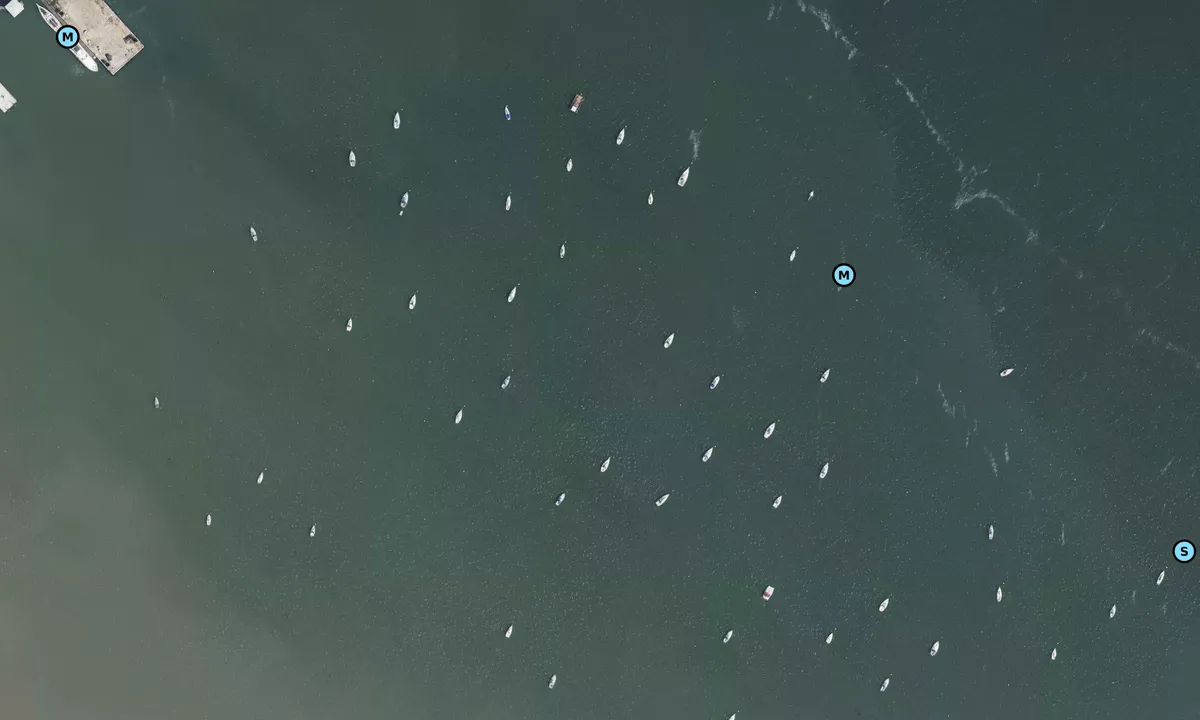 Satelite image of Hythe Sailing Club