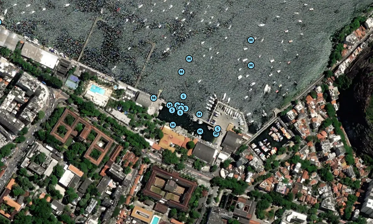Satelite image of Iate Clube do Rio de Janeiro