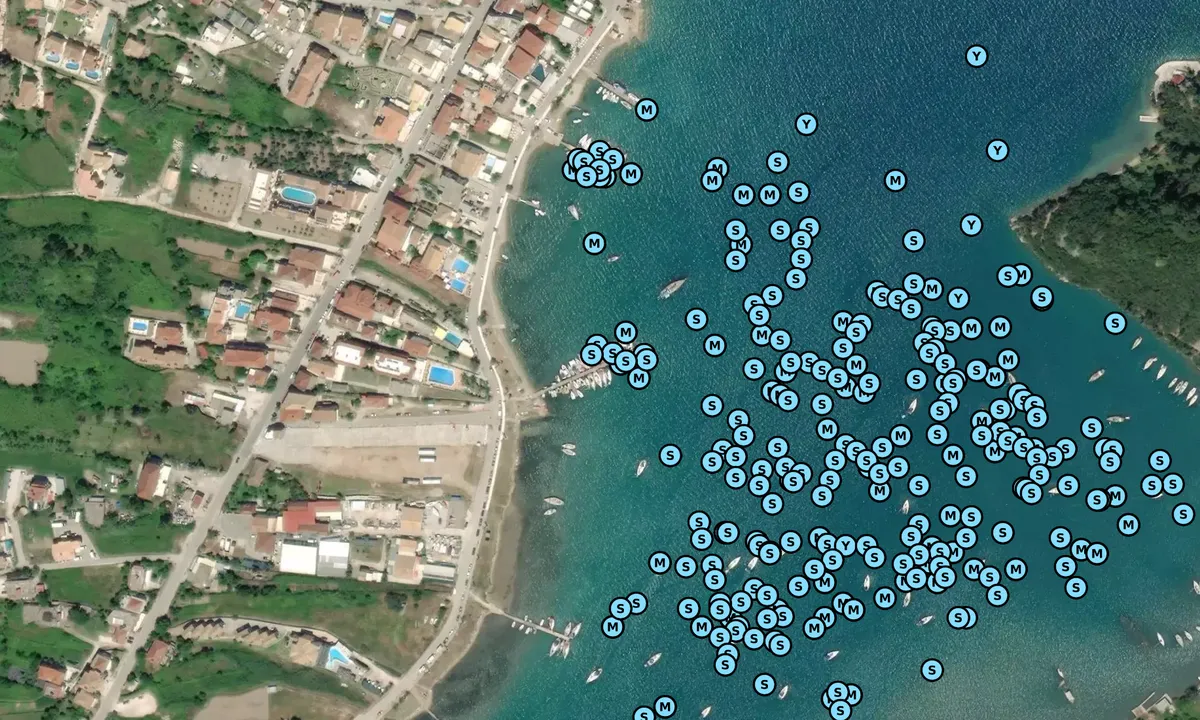 Satelite image of IBA pontoon