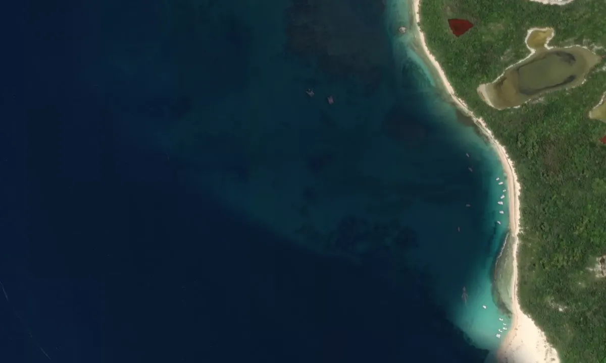 Flyfoto av Icacos Beach