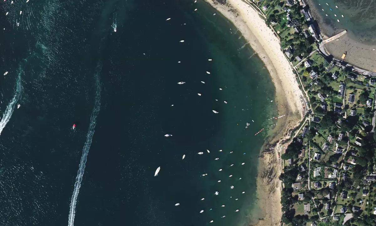 Flyfoto av Île aux Moines 1