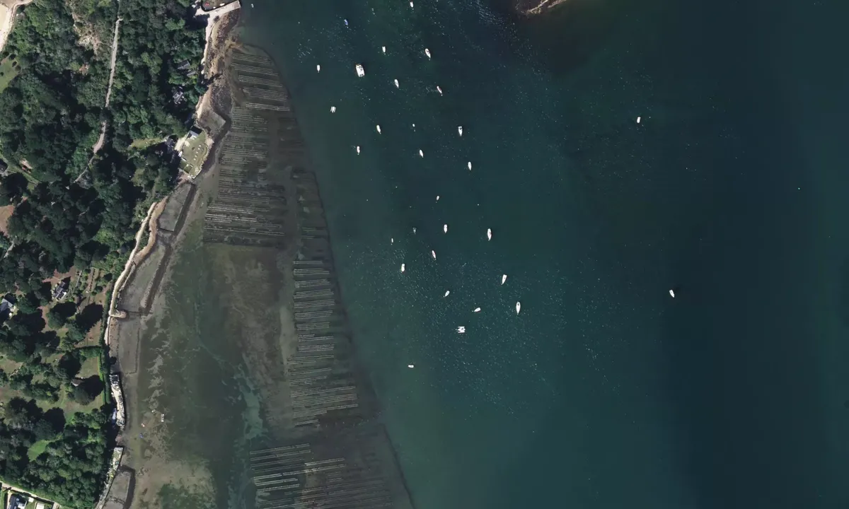Flyfoto av Île aux moines