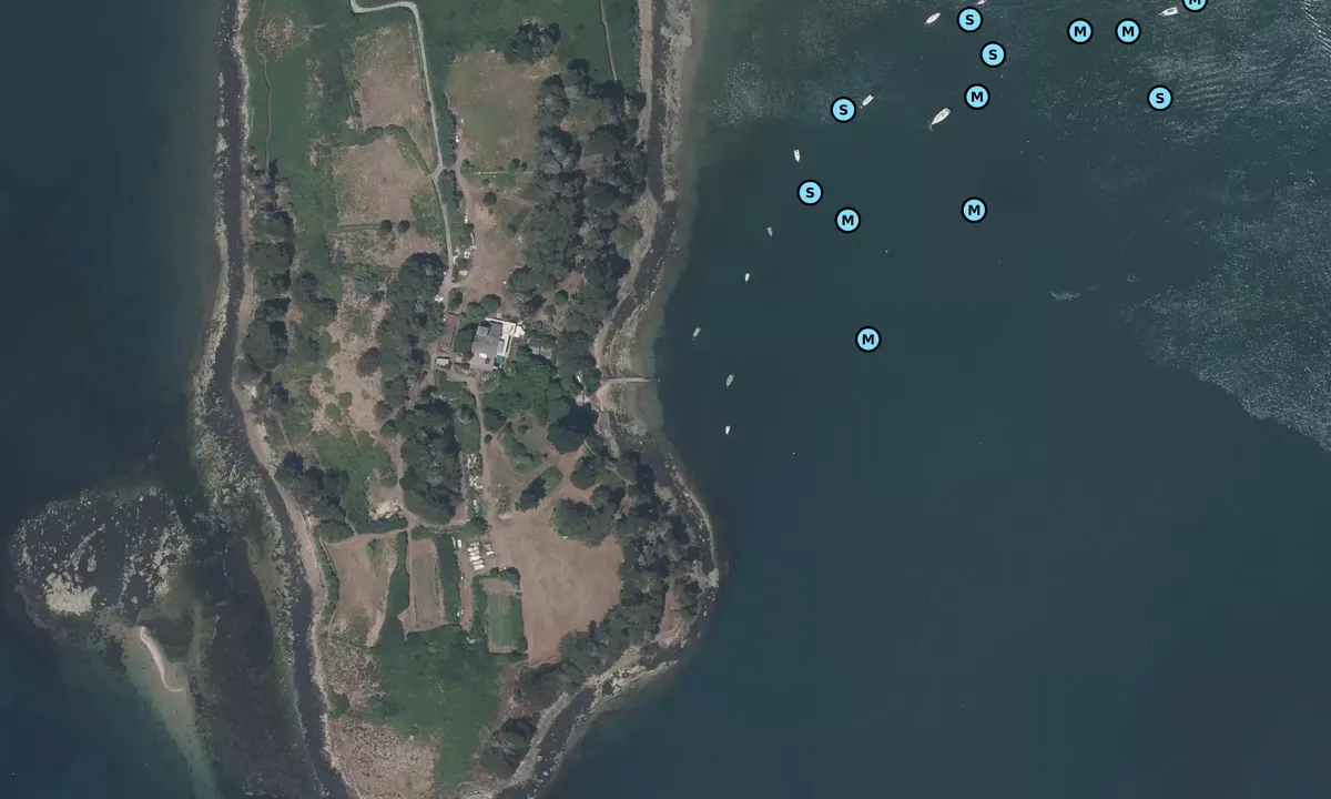 Satelite image of Ile Aux Moines