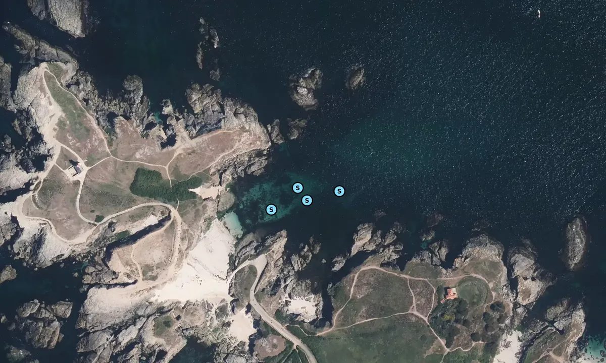 Satelite image of Île des Poulains