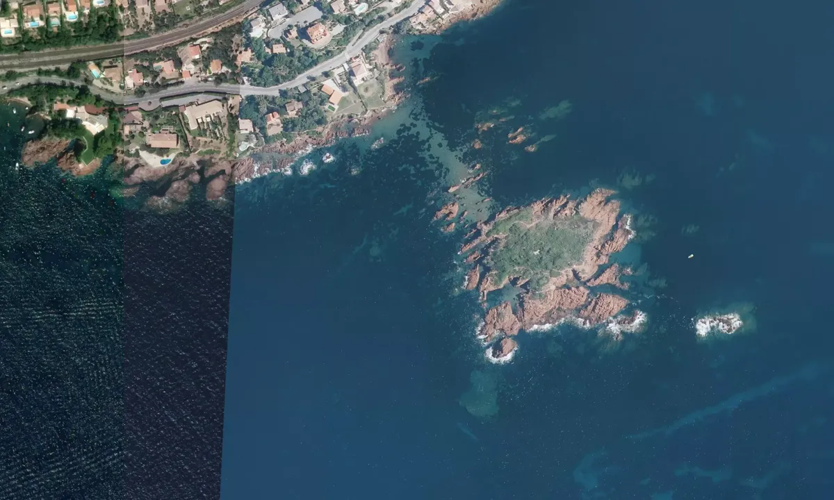 Flyfoto av Île des Vieilles