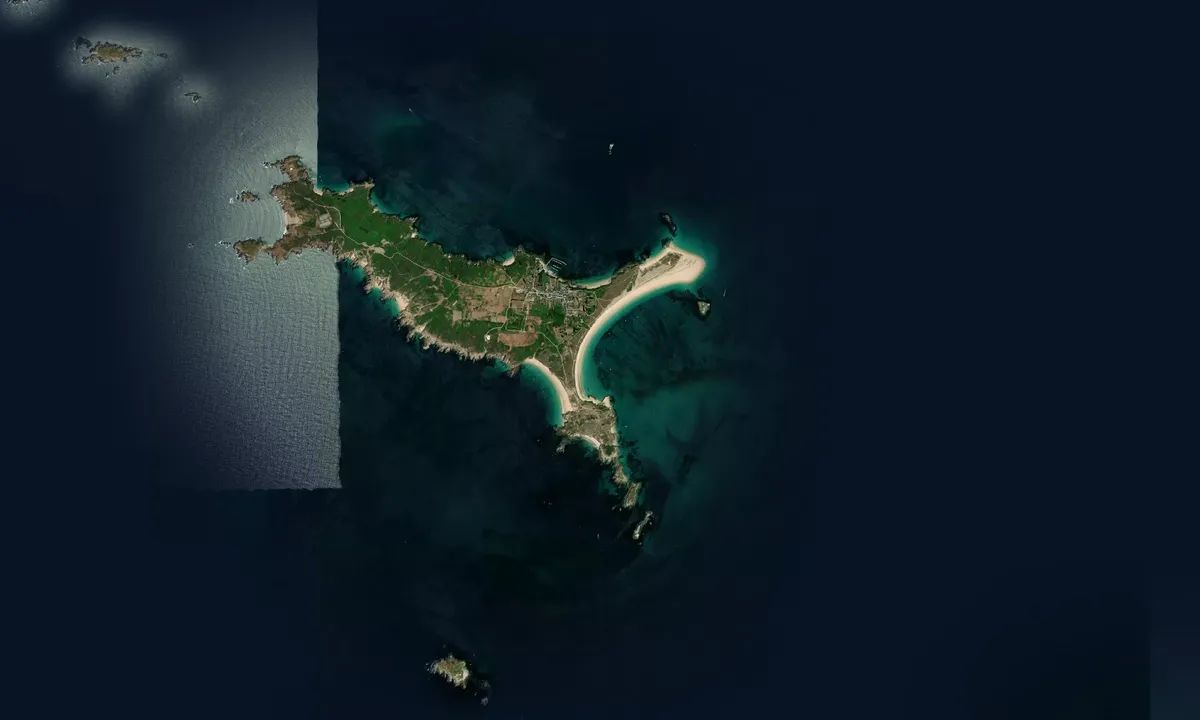 Flyfoto av Ile d'Houat Beach