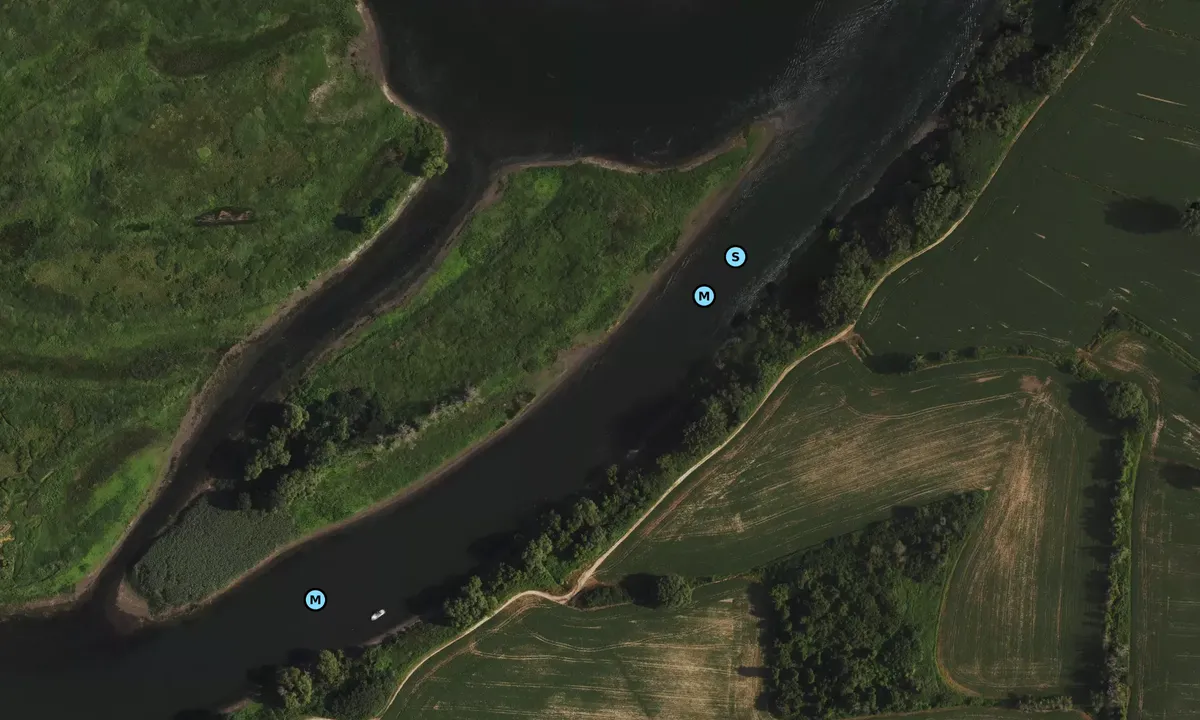 Satelite image of Île Ste-Thérèse (nord)