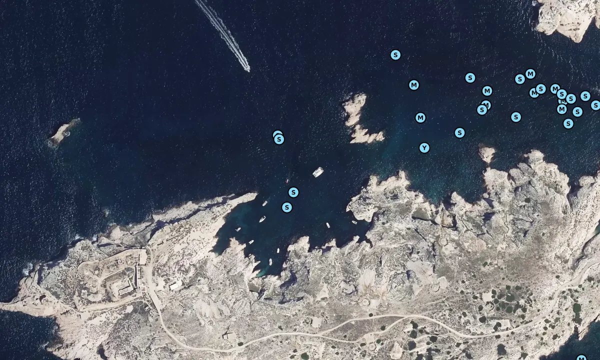 Satelite image of Îles du Frioul