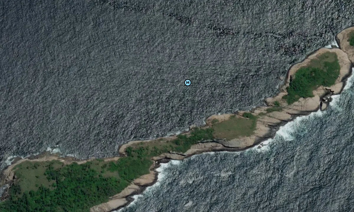 Satelite image of Ilha Comprida