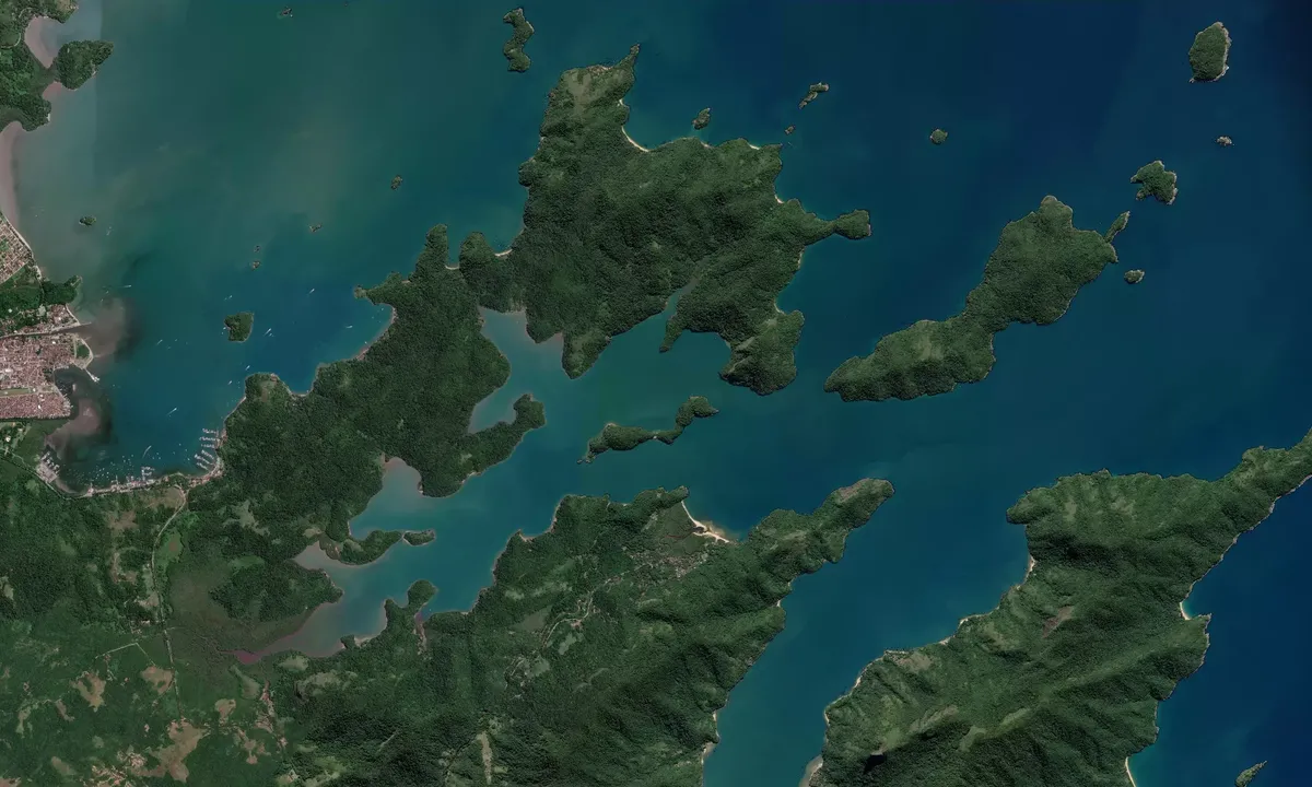 Flyfoto av Ilha da Cotia