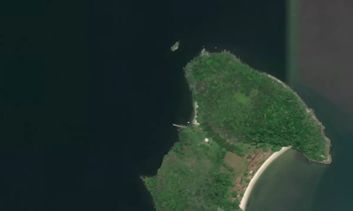 Flyfoto av Ilha das Cobras