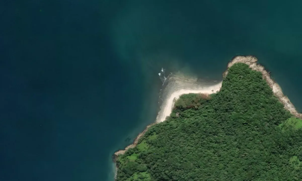 Satelite image of Ilha do Tamanduà