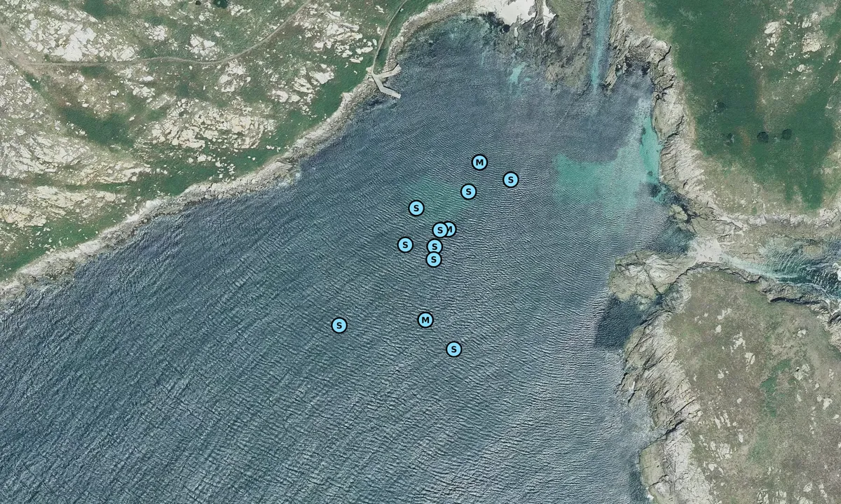 Satelite image of Ilha Grande de Sisargas