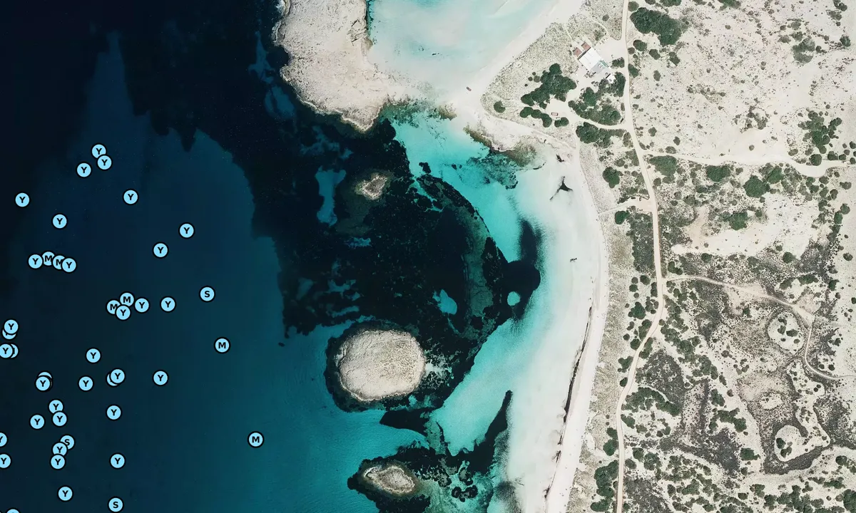 Satelite image of Illa Redonna