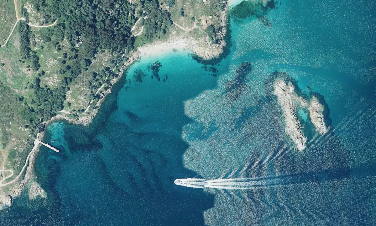 Flyfoto av Illas Atlanticas de Galicia