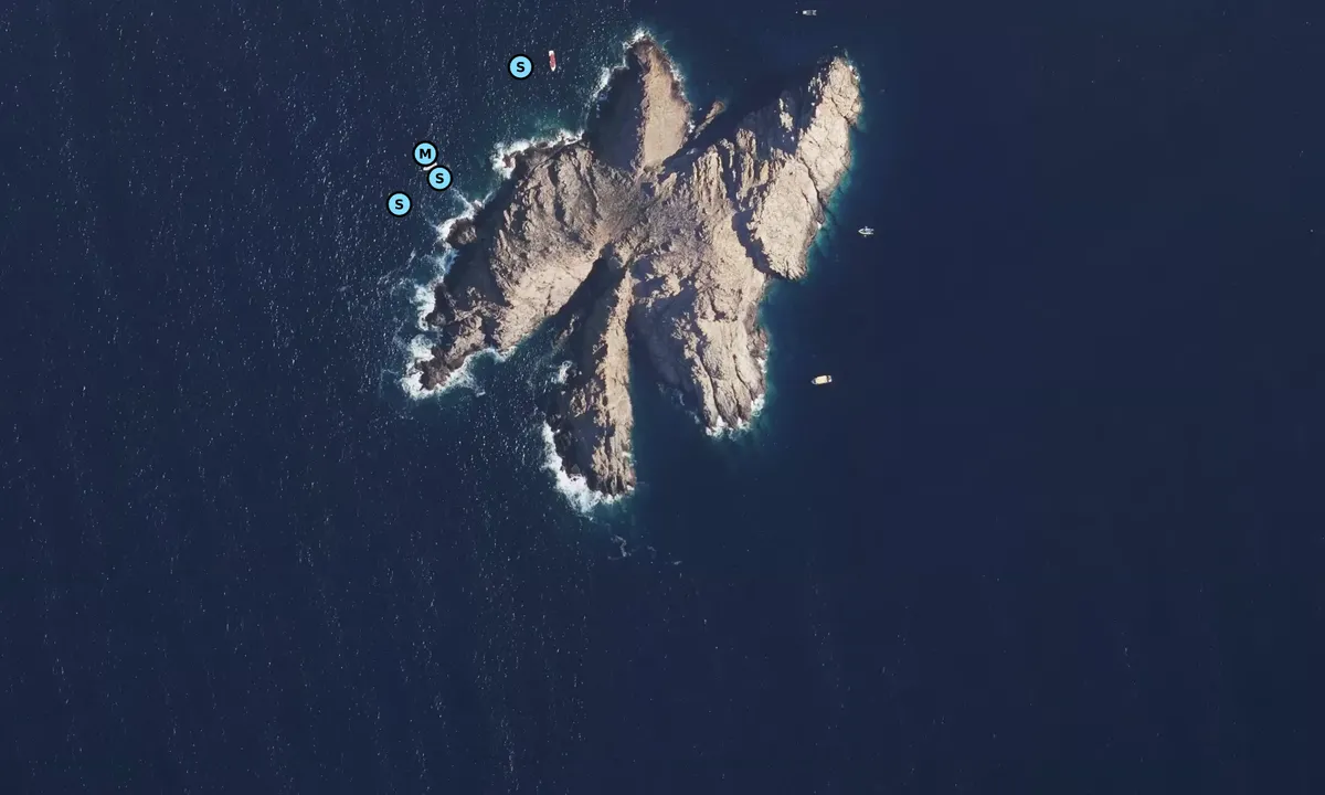 Satelite image of Îlot de la Gabinière sud