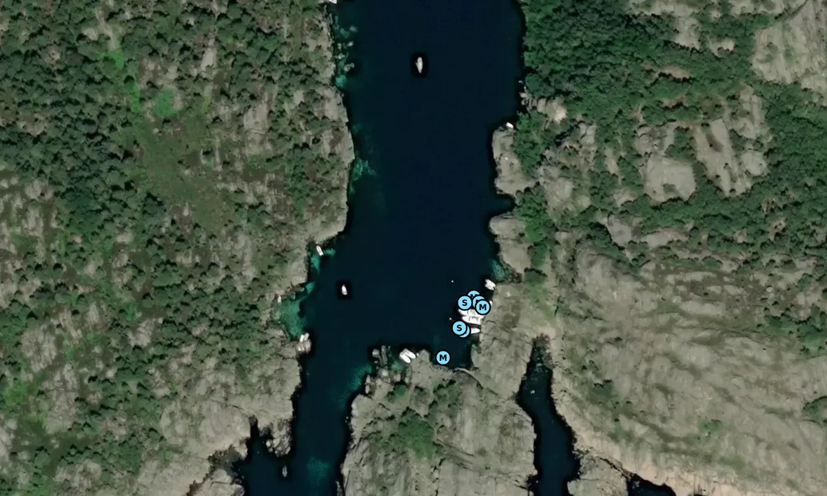 Satelite image of Imsøysundet