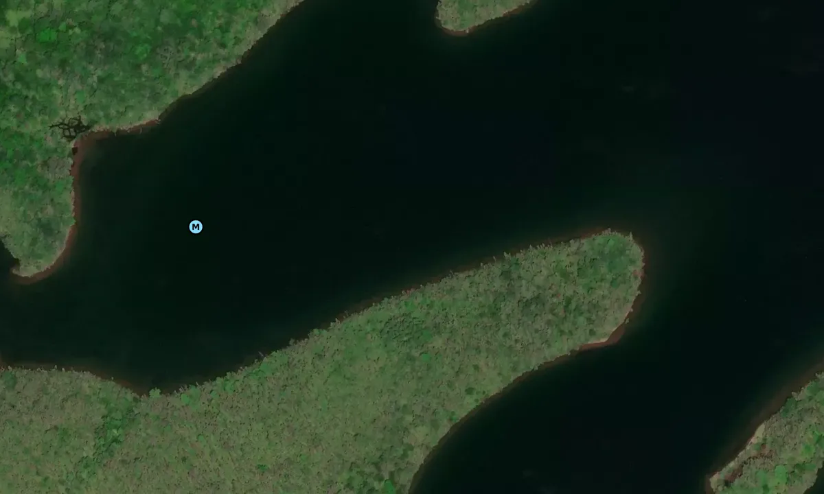 Satelite image of Indian Cove