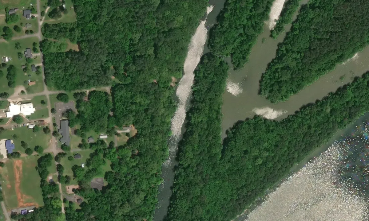 Satelite image of Indian Creek - 1