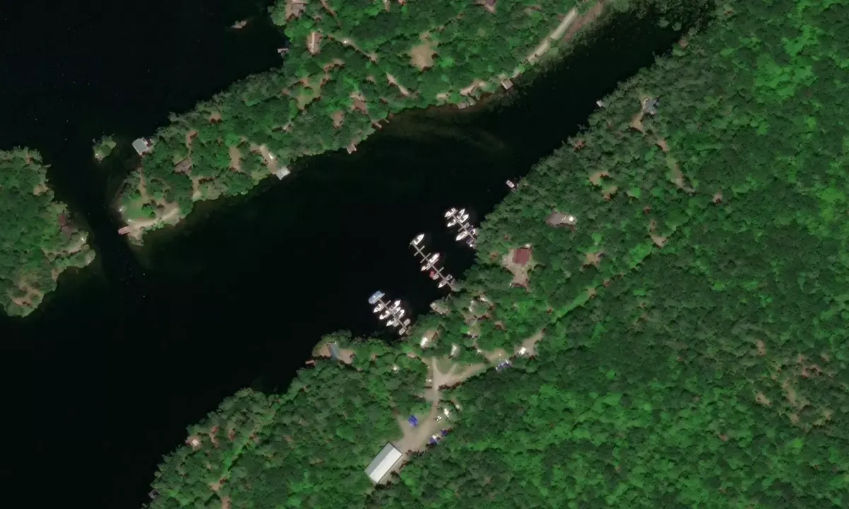 Satelite image of Indian Lake Marina - Elgin