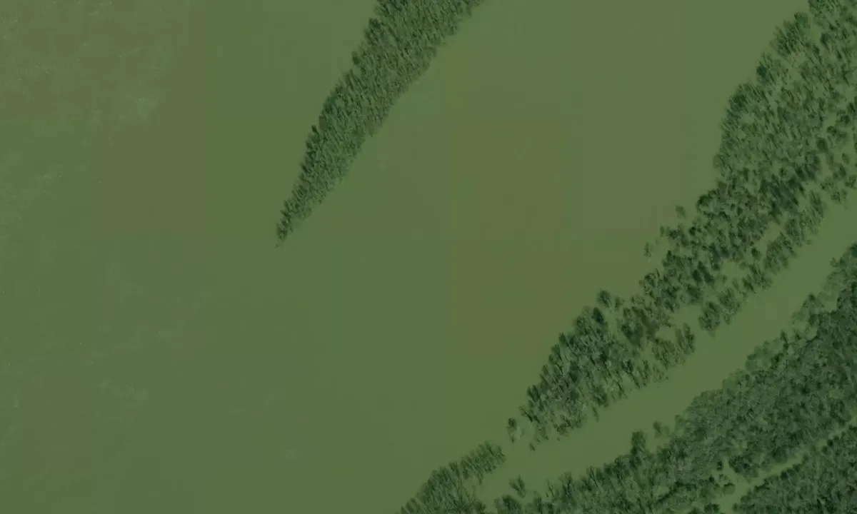 Satelite image of Indian Point Anchorage