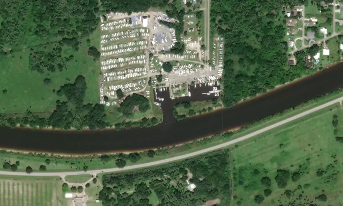 Flyfoto av Indiantown Marina