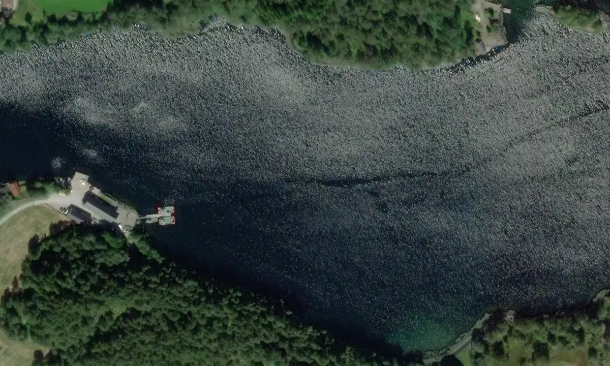 Satelite image of Indre Flokenesvågen