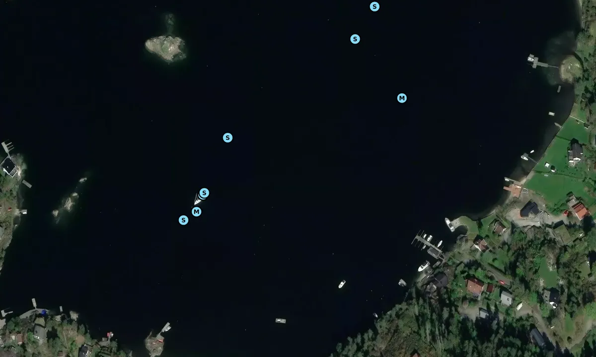 Satelite image of Indre Hallangspollen