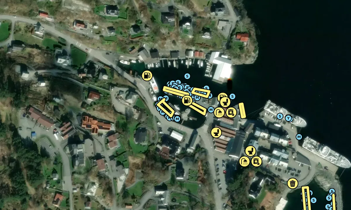 Satelite image of Indre Havn Bekkjarvik