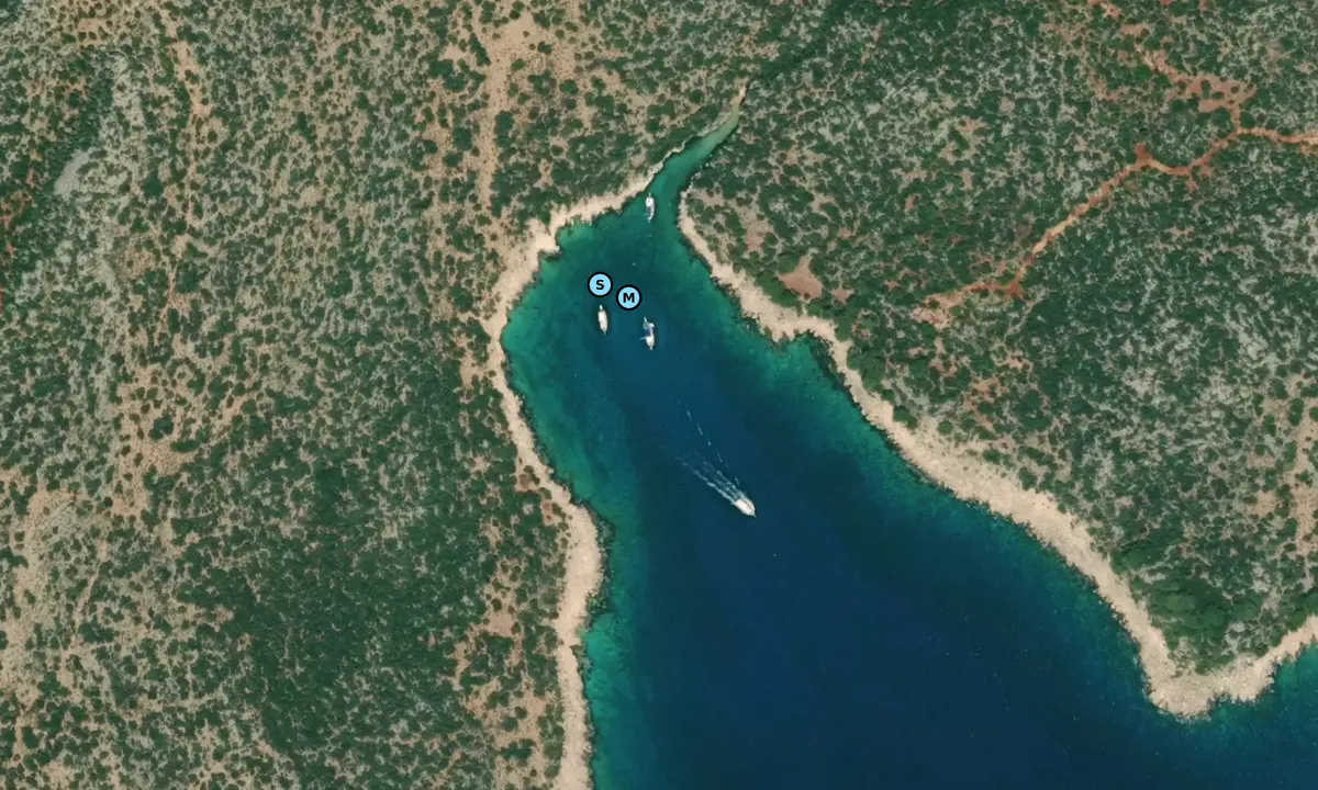 Satelite image of İnönü Bay