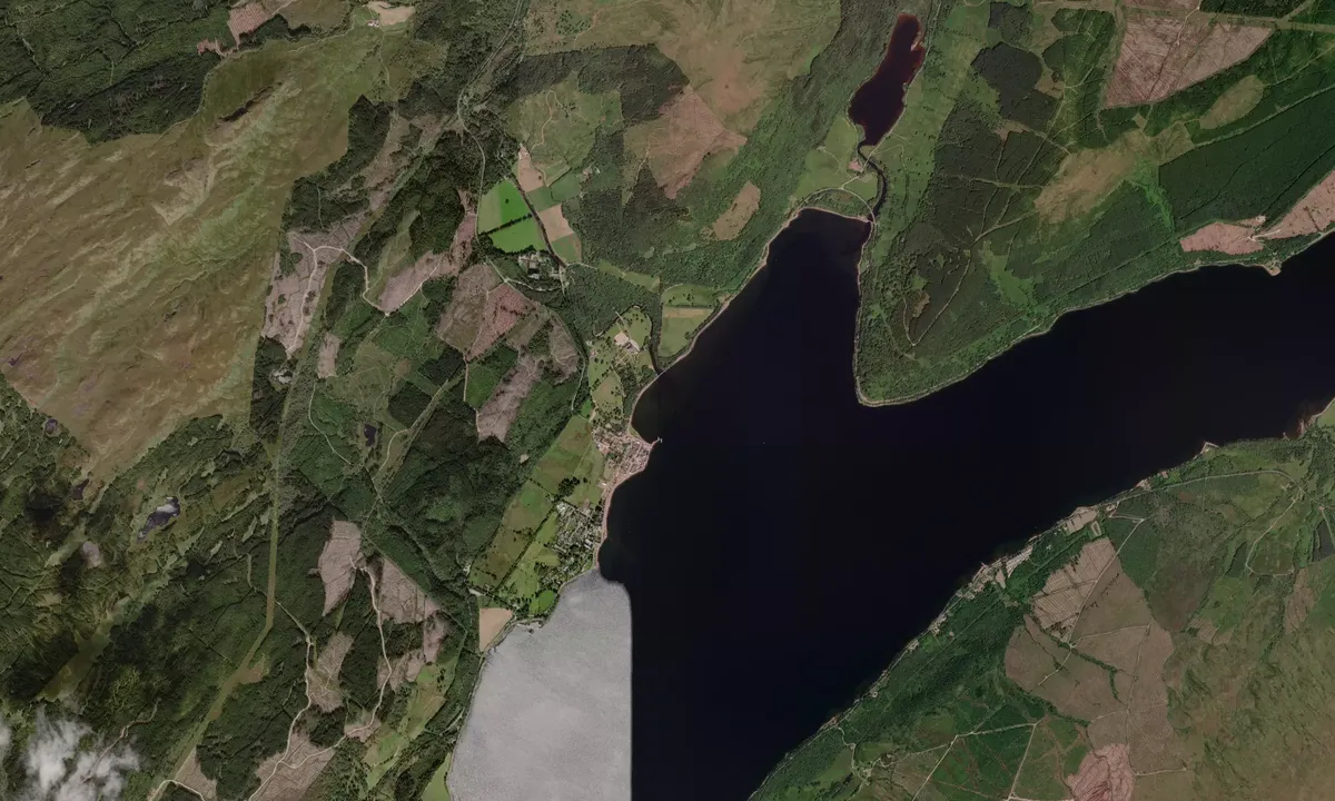 Flyfoto av Inveraray