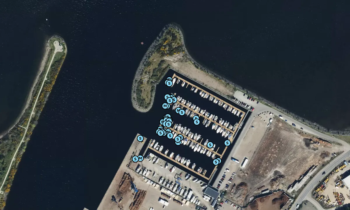 Satelite image of Inverness Marina