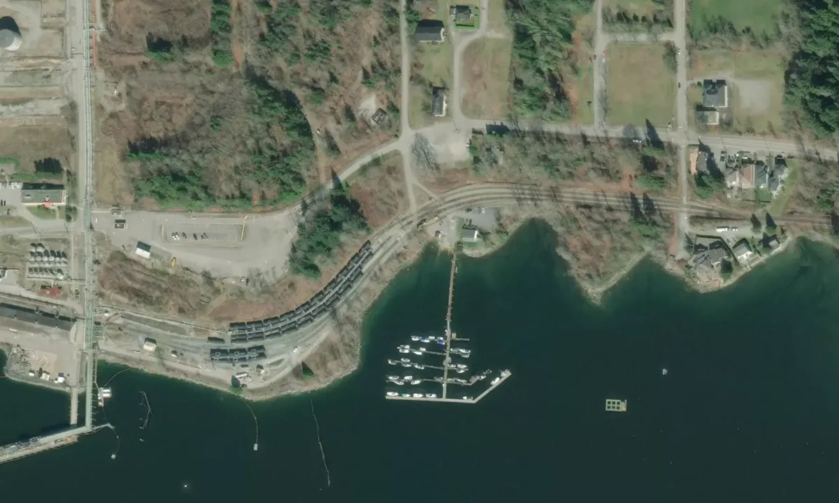 Flyfoto av IOCO Boat Club