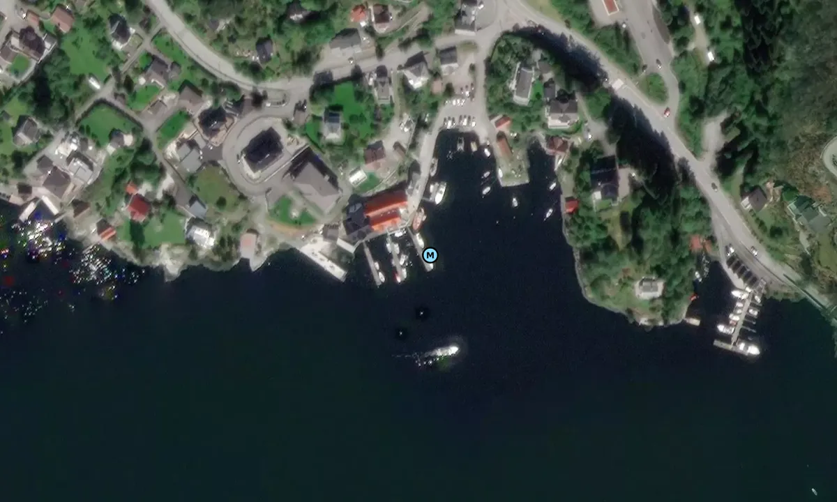 Satelite image of Isdalstø
