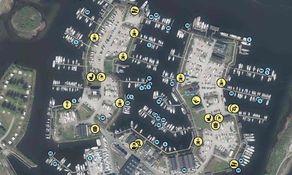 Satelite image of Ishøj Havn