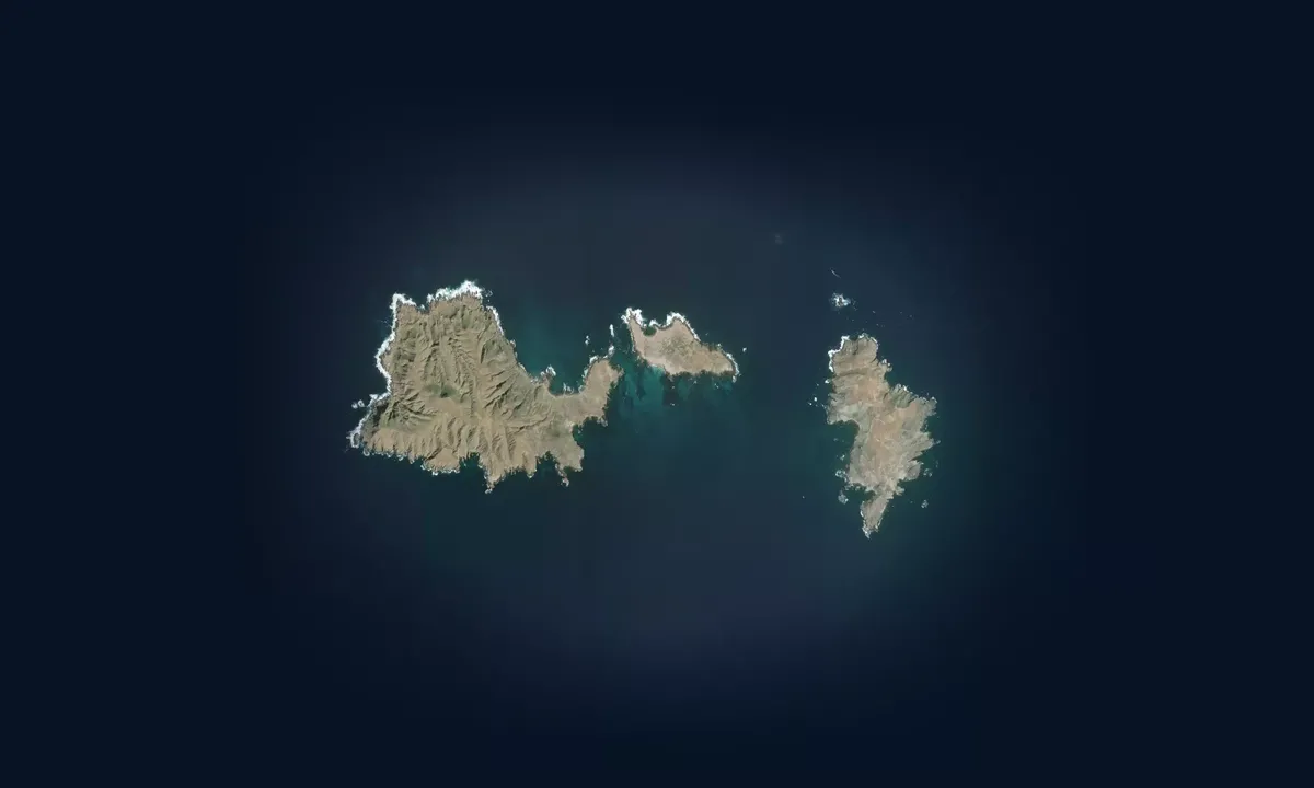 Flyfoto av Isla Benito del Oeste
