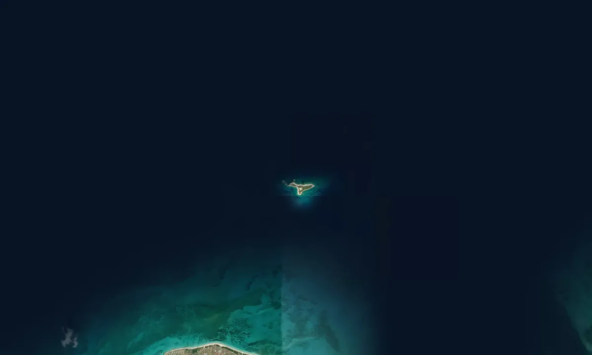 Flyfoto av Isla cayo Piedra