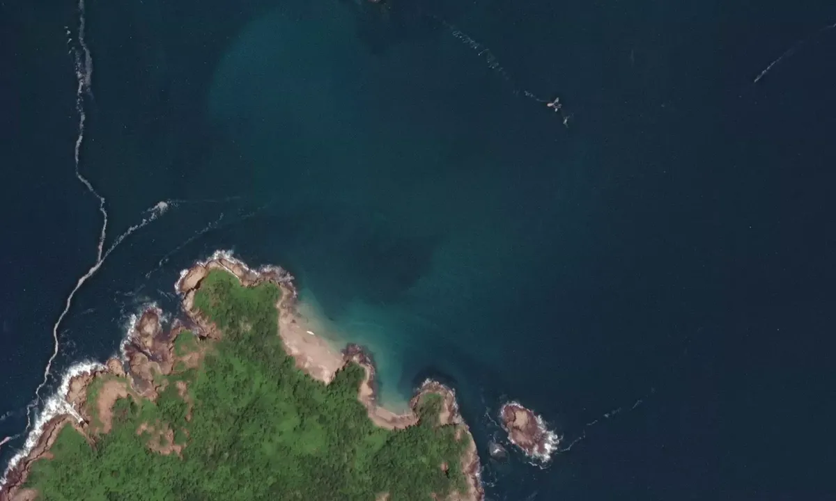 Satelite image of Isla Cocinas