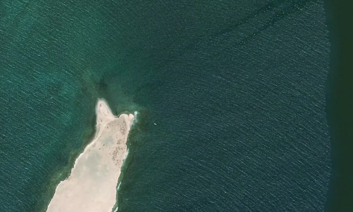 Satelite image of Isla de la Raza